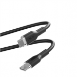 Laidas Puro Soft, USB-C / USB-C, 1,5 m, black Prekė - PUUSBCUSBCICONBLK