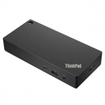 Lenovo ThinkPad Universal USB-C Dock, juoda - Universalių jungčių stotelė ne&scaron;iojamam kompiuteriui