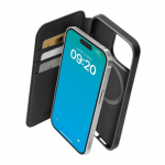 Dėklas SBS Wallet Mag Case, iPhone 15 Pro, black Prekė - TEBKMAGSFIP1561PK