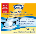 Swirl Clean Glasses, 10 vnt. - Akinių valymo servetėlės