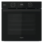 Whirlpool, 71 L, pirolizė, juoda - Orkaitė Prekė - OMSR58RU1SB