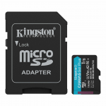 Kingston Canvas Go! Plus, microSDXC, 1 TB, juoda - Atminties kortelė