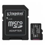Kingston Canvas Select Plus, UHS-I, microSD, 1 TB, juoda - Atminties kortelė