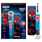 Braun Oral-B Vitality PRO Kids, Spiderman - Elektrinis dantų &scaron;epetėlis + kelioninis dėklas
