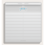 Withings Body Scan, baltos - Diagnostinės svarstyklės