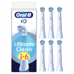 Braun Oral-B UltimateClean, 6 vnt., balti - Dantų &scaron;epetėlių antgaliai