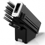 Ninja StaySharp, 6 dalių, nerūdijančio plieno/juodas - Peilių rinkinys su stovu