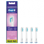 Dantų &scaron;epetėlių antgaliai Braun Oral-B Pulsonic Sensitive, 4vnt Prekė - PULSONICSENSITIVE