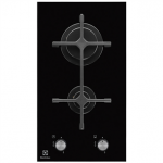 Electrolux, plotis 29 cm, juoda - Įmontuojama dujinė kaitlentė