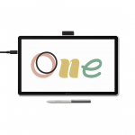 Wacom One 14, balta - Grafinė plan&scaron;etė