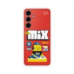 Samsung Flipsuit Case, Galaxy S24 FE, per&scaron;viečiamas/raudonas - Dėklas