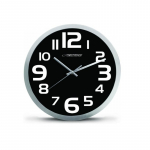 Esperanza EHC013K Wall Clock - Zurich - Black Quartz clock Oval Black, White