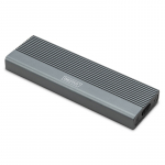 Digitus USB M.2 hard disk enclosure, SSD, external, NVMe + SATA, 10Gbps (NVMe) 6 Gbps (SATA), USB3.1 Gen2 | DA-71156