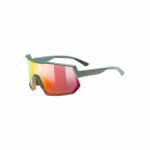 Uvex sportstyle 235 Multi-sport glasses Unisex Semi rimless Green, Red