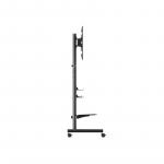Equip 50"-90" Mobile TV Trolley with Pegboard Shelf