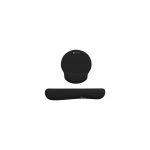 NATEC mouse pad wrist rest Chipmunk 2 in 1 ergonomic set black