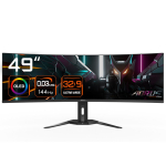Gigabyte | CO49DQ | 49 " | OLED | DQHD | 32:9 | 144 Hz | 3 ms | 5120 x 1440 pixels | 250 cd/m2 | HDMI ports quantity  2 x HDMI 2.1 | Black | Warranty 36 month(s)