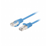 PATCHCORD KAT.5E UTP 1.5M NIEBIESKI FLUKE PASSED LANBERG 10-PACK
