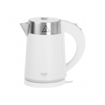 Adler | Kettle | AD 1372 | Electric | 800 W | 0.6 L | Plastic/Stainless steel | 360&deg; rotational base | White