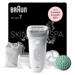Braun | Epilator | Silk-&eacute;pil SE7-081 | Operating time (max) 40 min | Number of power levels 1 | Wet - Dry | White