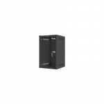 Lanberg | Rack cabinet 10" wall-mount 9U/280x310 (flat pack) with glass door | WF10-2309-10B | Black