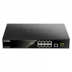 D-Link | 10 Gigabit port Switch with PoE | DGS-1010MP | Unmanaged | Desktop / Rackmount | Gigabit Ethernet (copper) ports quantity 1 | SFP ports quantity 1 | Power over Ethernet (PoE) ports quantity 8