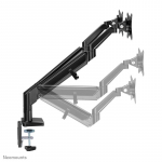 Neomounts DS70-810BL2 Monitor arm 17-32" - gas spring - space saving - 180&deg;-stop