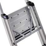 Krause Secury Folding ladder silver