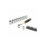 1/2" ratchet set 120t sockets and bits