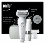 Braun Silk-&eacute;pil 9 9-341 epilator 40 tweezers White