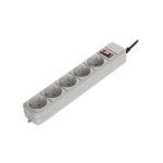 CABLE POWER EXTENSION 1.8M/5OUTL. SPG3-B-6C GEMBIRD