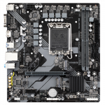 Gigabyte | B760M H DDR4 1.0 M/B | Processor family Intel | Processor socket LGA1700 | DDR4 DIMM | Memory slots 2 | Supported hard disk drive interfaces SATA, M.2 | Number of SATA connectors 4 | Chipset Intel B760 Express | Micro ATX