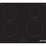 Bosch | Hob | PUE611BB5E | Induction | Number of burners/cooking zones 4 | Touch | Timer | Black