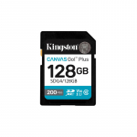 Kingston | Canvas Go! Plus | 128 GB | SD | Flash memory class Class 10, UHS-I, U3, V30