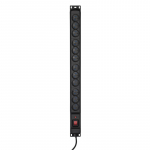 Activejet COMBO 12 socket power strip 3m black