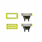PHILIPS ONEBLADE FACE-BODY 360 VAIHTOTER&Auml;T, 2-PACK