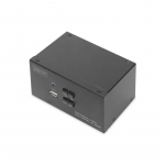 Digitus KVM Switch, 2 Port, Dual Display, 4K, HDMI&reg;