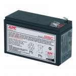 APC Replacement Battery Cartridge, Valve regulated lead&ndash;acid battery, 7Ah, 12VDC, 2-year warranty
