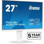 iiyama ProLite XUB2797QSU-W2 computer monitor 68.6 cm (27") 2560 x 1440 pixels Quad HD LED White