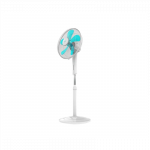 Cecotec EnergySilence 530 Power Connected | Stand Fan | 50 W | Diameter 40 cm | Number of speeds 3 | Oscillation | Remote control | White