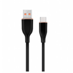 Cablexpert | Premium silicon Type-C USB charging and data cable, 1.5 m | CC-USB2S-AMCM-1.5M-BK