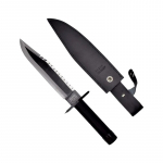Cinema Classic Rambo I Large knife with leather scabbard CC-H1 360 mm Black