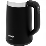 Gorenje | Kettle | K17TRDW | Electric | 2200 W | 1.7 L | Plastic/Metal | 360&deg; rotational base | Black