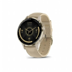 Garmin 010-02785-55 smartwatch / sport watch 3.05 cm (1.2") AMOLED 41 mm Digital 390 x 390 pixels Touchscreen Gold Wi-Fi GPS (satellite)