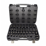 AWTOOLS ZESTAW NASADEK UDAROWYCH 1/2" 40cz. KR&Oacute;TKIE I DŁUGIE BLACK LINE