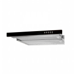 Akpo WK-7 Light Glass 50 Under-cabinet cooker hood Inox, Black