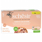 SCHESIR Tuna with salmon in jelly - wet cat food - 6x50g