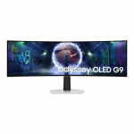 Samsung | LS49DG934SUXEN Odyssey G9 G93SD | 49 " | OLED | DQHD | 32:9 | 240 Hz | 0.03 ms | 5120 x 1440 pixels | 250 cd/m&sup2; | HDMI ports quantity 1 | Silver