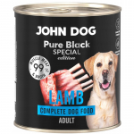JOHN DOG Pure Black Special Edition Lamb - wet dog food - 800g