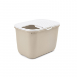 SAVIC Hop Coffee Brown with White Lid &ndash; Cat Litter Tray &ndash; 58.5x39x39.5 cm &ndash; 1 pc.